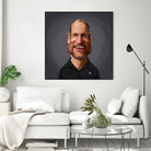 Woody Harrelson by Rob Snow on GIANT ART - brown digital painting