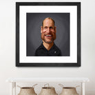 Woody Harrelson by Rob Snow on GIANT ART - brown digital painting