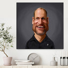 Woody Harrelson by Rob Snow on GIANT ART - brown digital painting