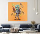 Alien by Matias Molusko on GIANT ART - orange digital drawing