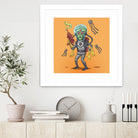 Alien by Matias Molusko on GIANT ART - orange digital drawing