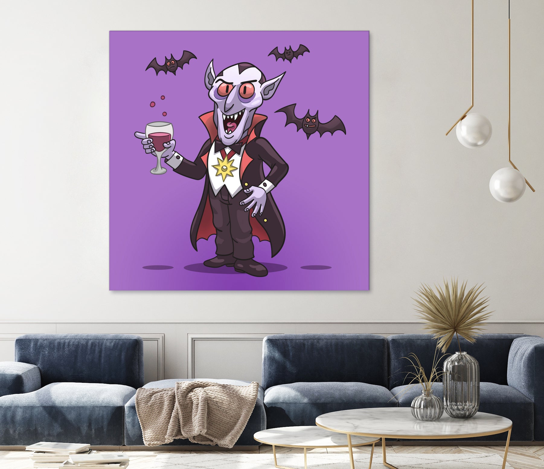 Vampire by Matias Molusko on GIANT ART - fuchsia digital drawing