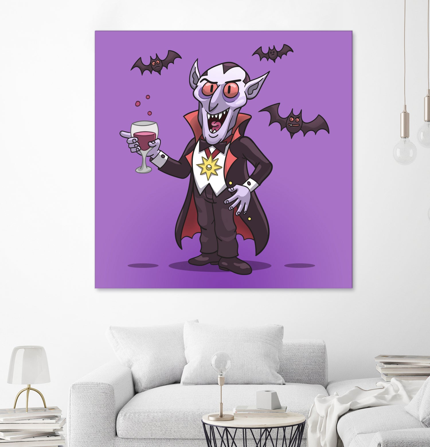 Vampire by Matias Molusko on GIANT ART - fuchsia digital drawing