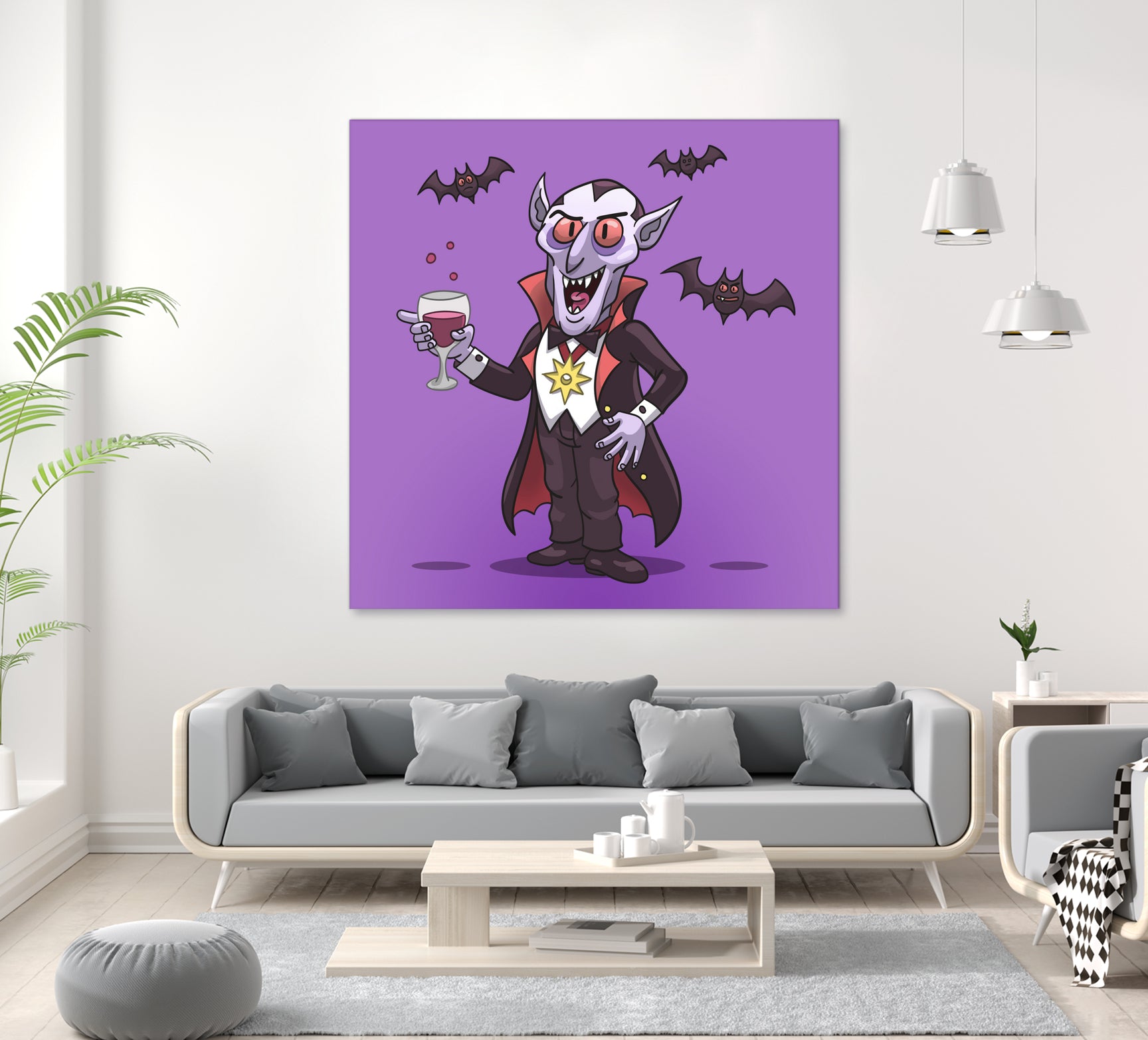 Vampire by Matias Molusko on GIANT ART - fuchsia digital drawing