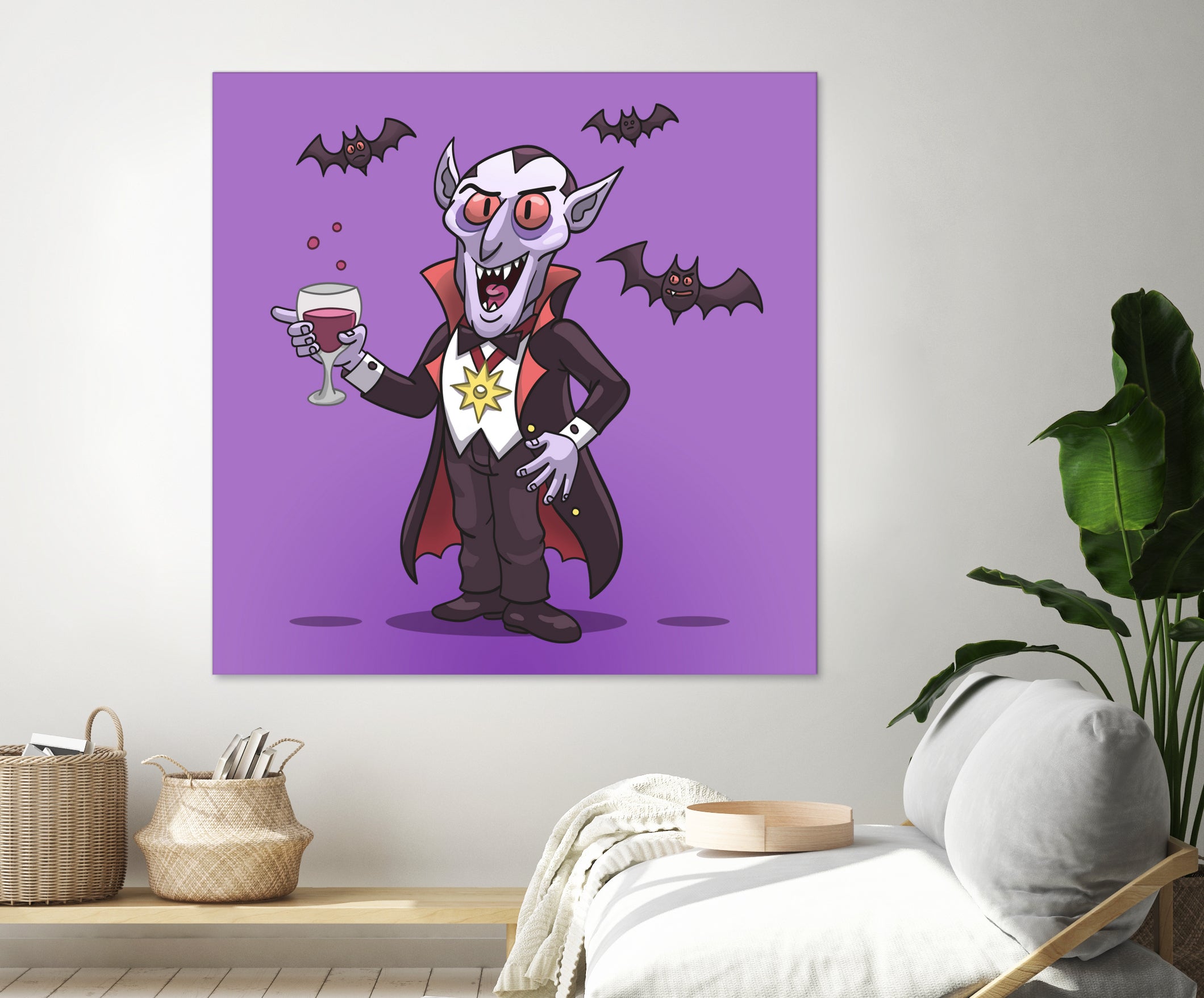 Vampire by Matias Molusko on GIANT ART - fuchsia digital drawing