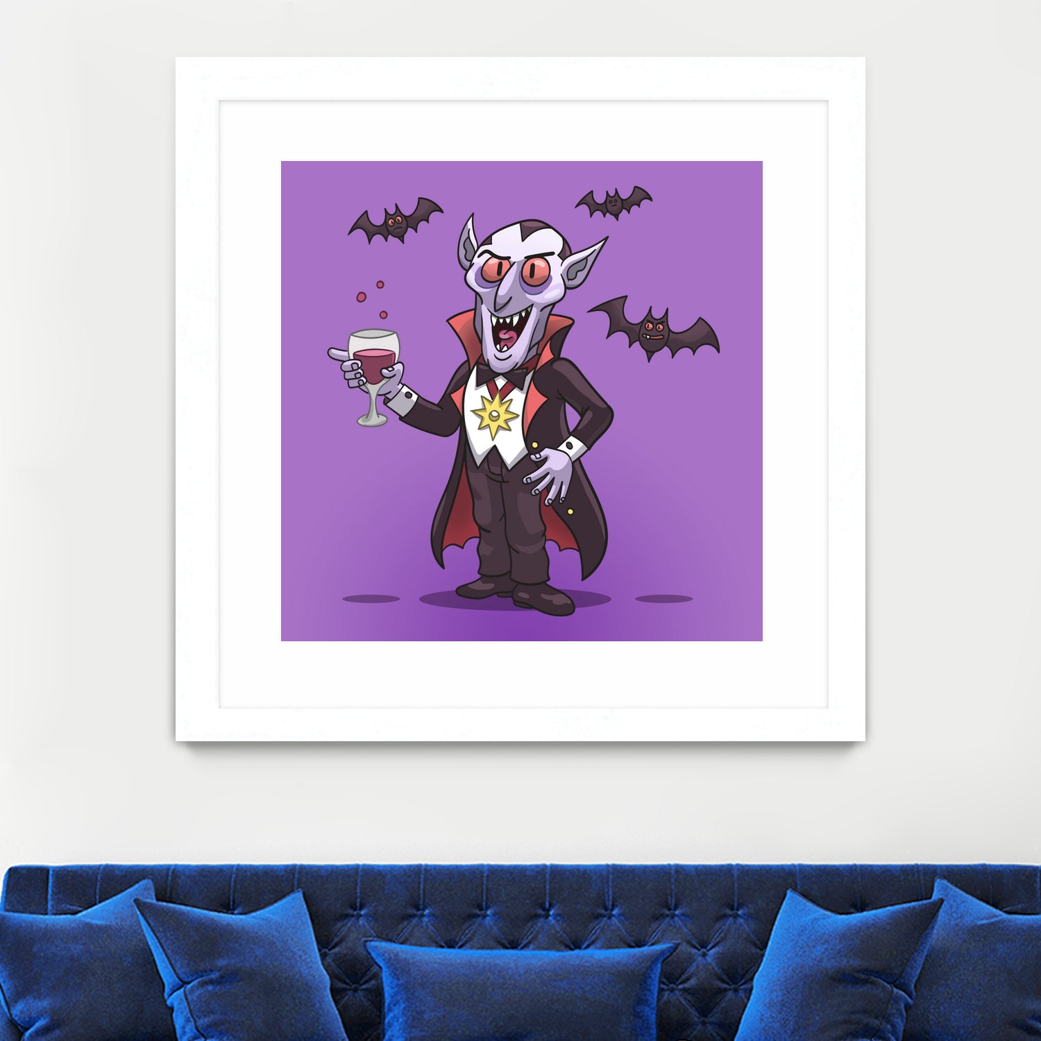 Vampire by Matias Molusko on GIANT ART - fuchsia digital drawing