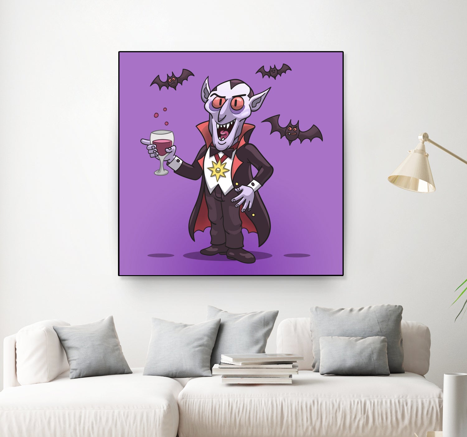 Vampire by Matias Molusko on GIANT ART - fuchsia digital drawing