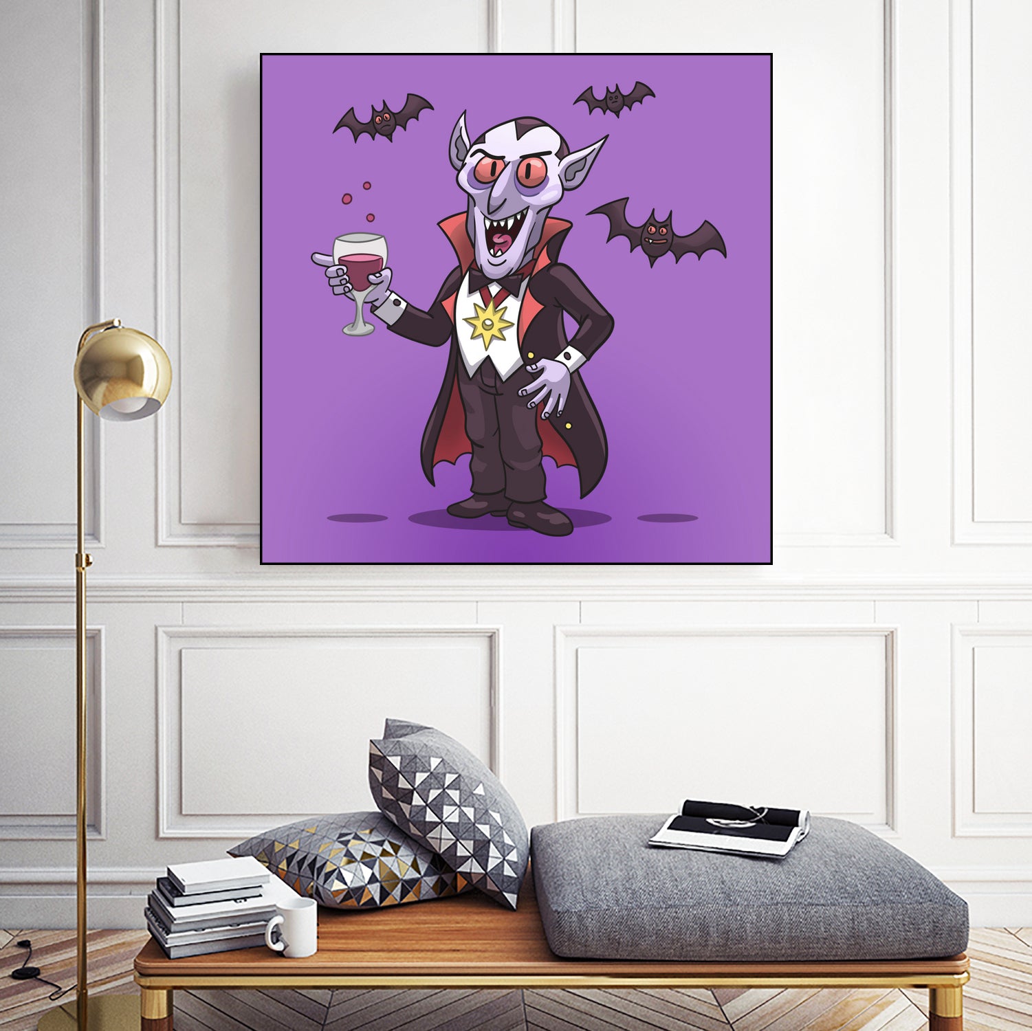 Vampire by Matias Molusko on GIANT ART - fuchsia digital drawing