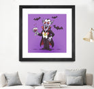 Vampire by Matias Molusko on GIANT ART - fuchsia digital drawing