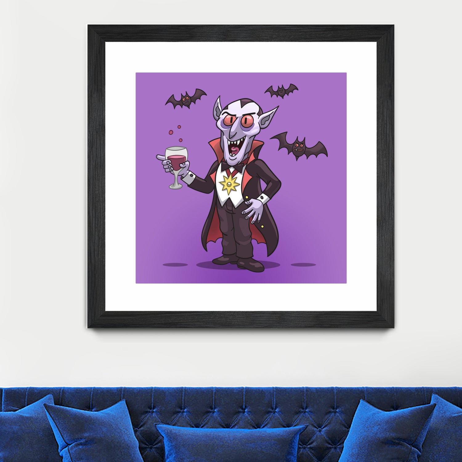 Vampire by Matias Molusko on GIANT ART - fuchsia digital drawing