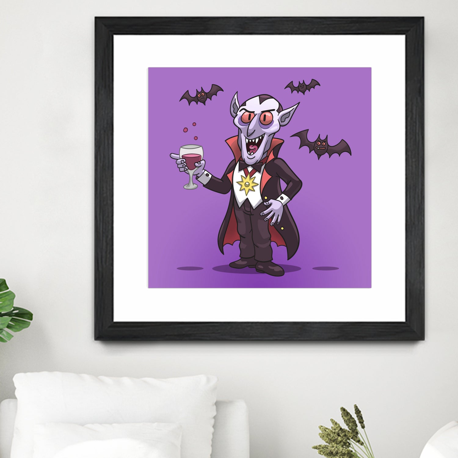 Vampire by Matias Molusko on GIANT ART - fuchsia digital drawing