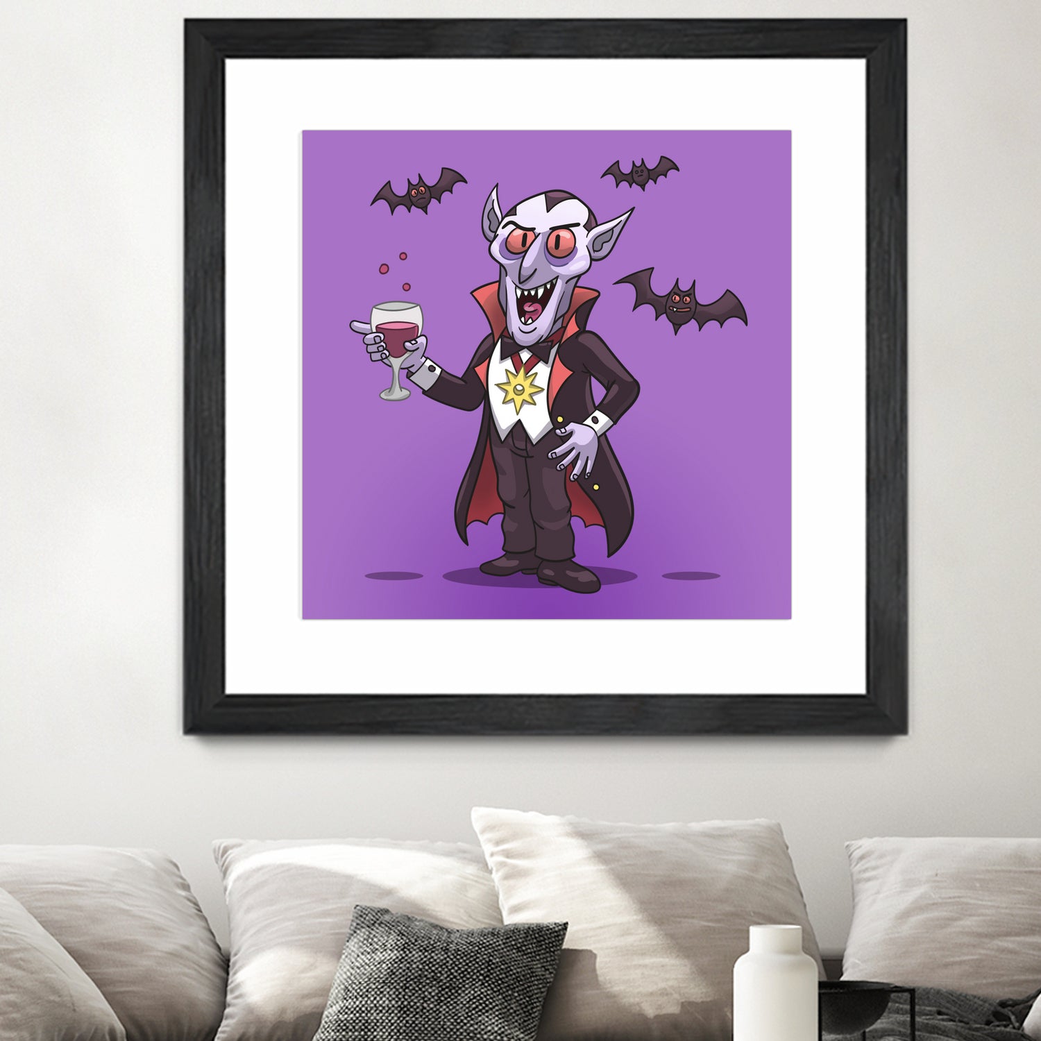 Vampire by Matias Molusko on GIANT ART - fuchsia digital drawing