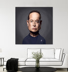 Elon Musk by Rob Snow on GIANT ART - gray digital painting