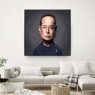 Elon Musk by Rob Snow on GIANT ART - gray digital painting