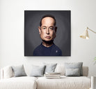 Elon Musk by Rob Snow on GIANT ART - gray digital painting