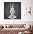 Carmen Miranda by Rob Snow on GIANT ART - gray digital painting