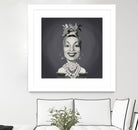 Carmen Miranda by Rob Snow on GIANT ART - gray digital painting