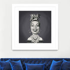 Carmen Miranda by Rob Snow on GIANT ART - gray digital painting