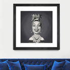 Carmen Miranda by Rob Snow on GIANT ART - gray digital painting