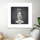 Carmen Miranda by Rob Snow on GIANT ART - gray digital painting