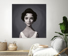 Elizabeth Taylor by Rob Snow on GIANT ART - gray digital painting