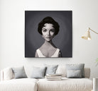 Elizabeth Taylor by Rob Snow on GIANT ART - gray digital painting