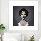 Elizabeth Taylor by Rob Snow on GIANT ART - gray digital painting