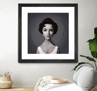 Elizabeth Taylor by Rob Snow on GIANT ART - gray digital painting