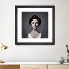 Elizabeth Taylor by Rob Snow on GIANT ART - gray digital painting