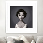 Elizabeth Taylor by Rob Snow on GIANT ART - gray digital painting