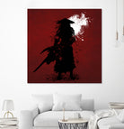 Samurai by Ilya Danilov on GIANT ART - red digital painting