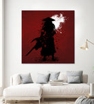 Samurai by Ilya Danilov on GIANT ART - red digital painting