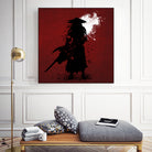 Samurai by Ilya Danilov on GIANT ART - red digital painting