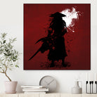 Samurai by Ilya Danilov on GIANT ART - red digital painting