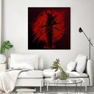 Red Moon by Ilya Danilov on GIANT ART - red digital painting