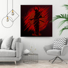 Red Moon by Ilya Danilov on GIANT ART - red digital painting