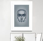 SKULL-LINE MUSIC by IllustRed Créative Studio on GIANT ART - black digital drawing