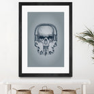 SKULL-LINE MUSIC by IllustRed Créative Studio on GIANT ART - black digital drawing