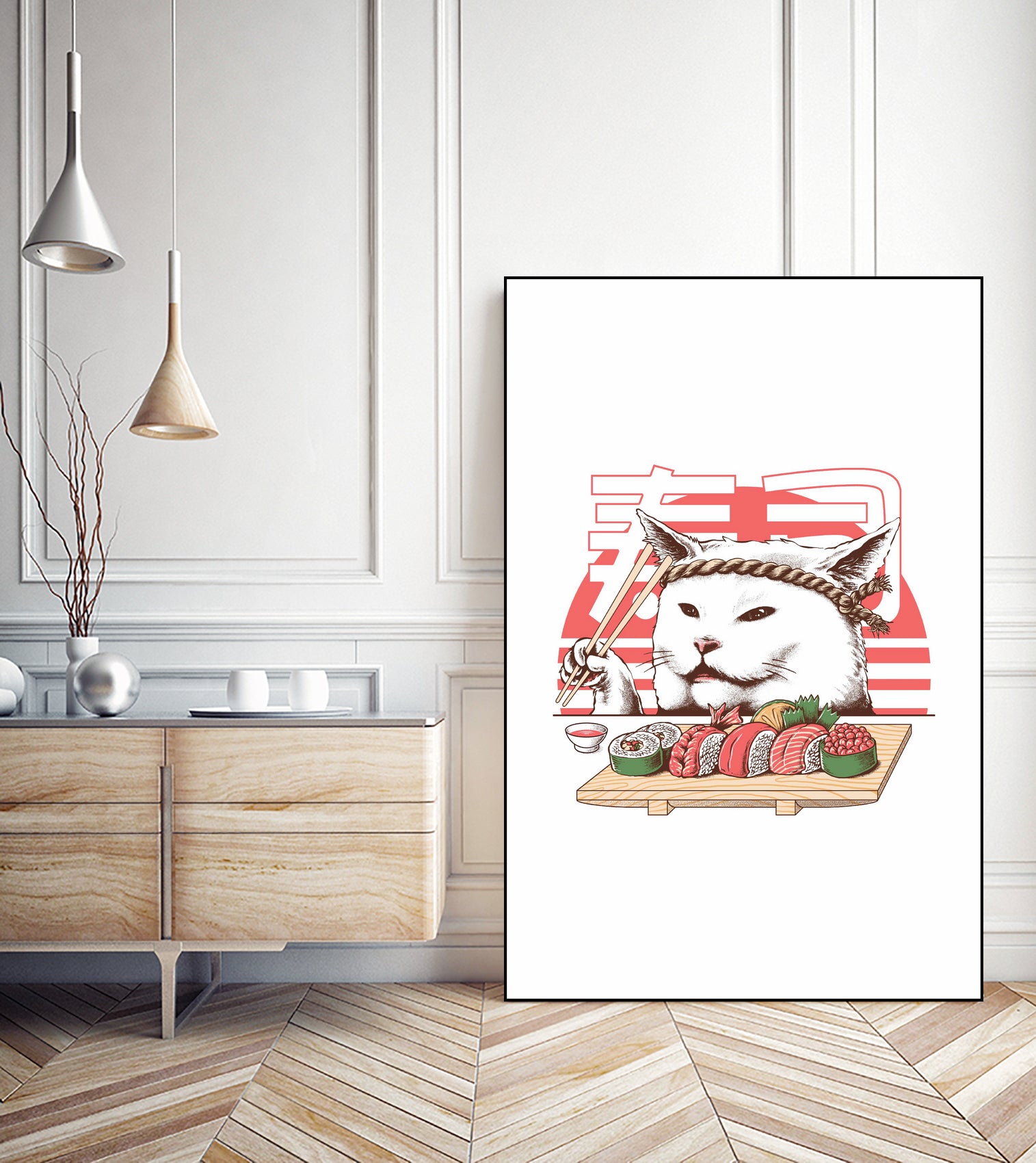 Master Chef Sushi by Afif Quilimo on GIANT ART - white digital drawing