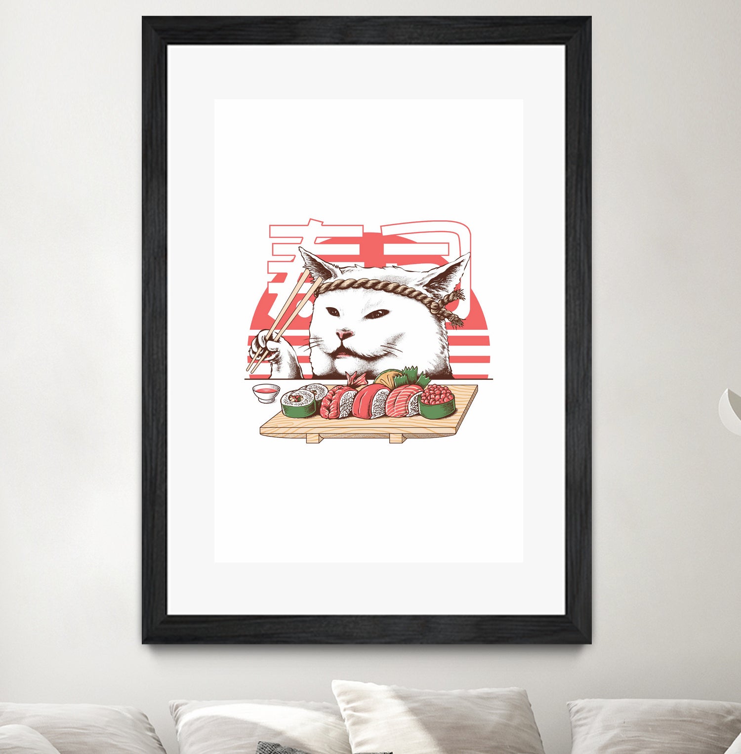 Master Chef Sushi by Afif Quilimo on GIANT ART - white digital drawing