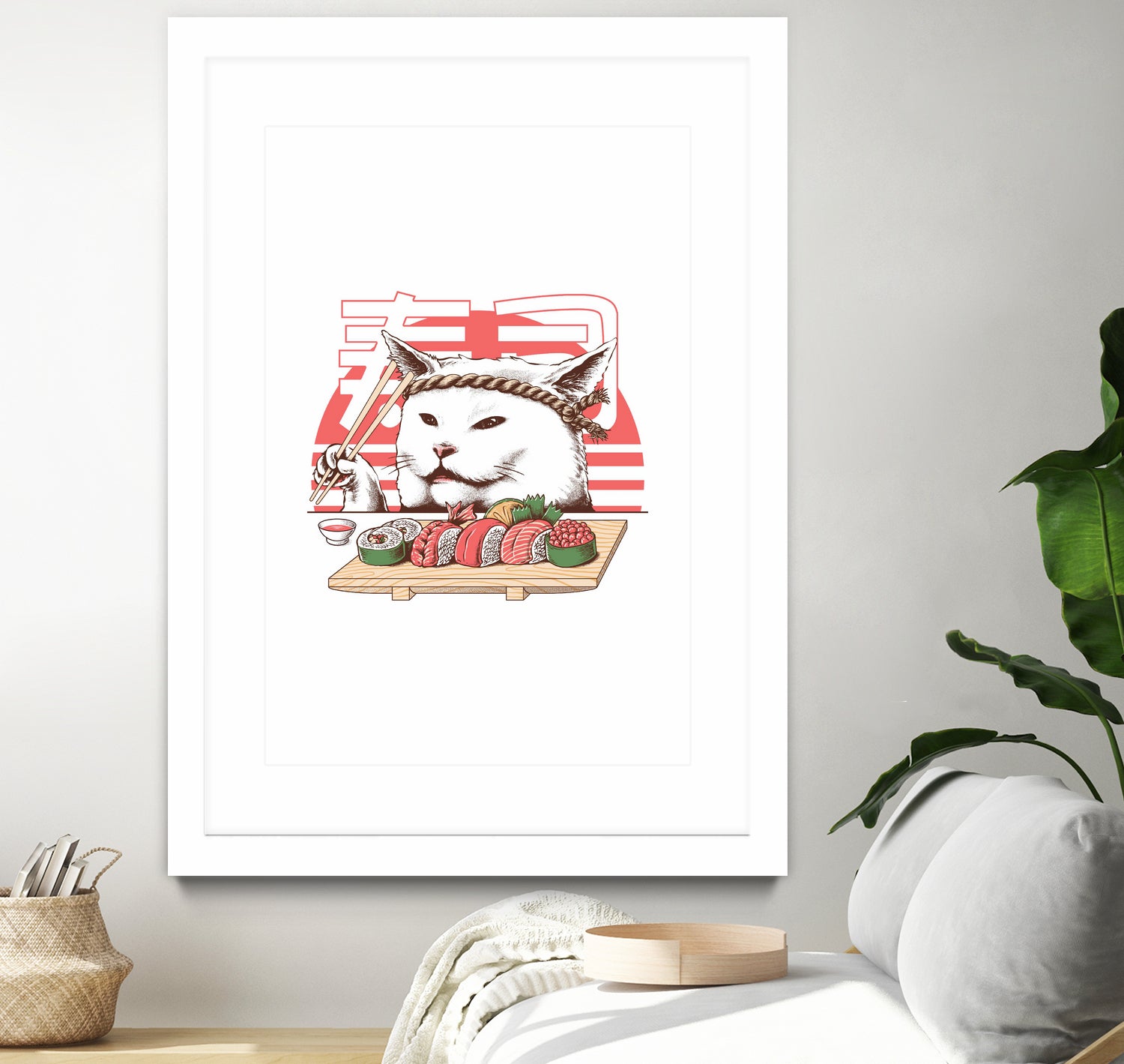 Master Chef Sushi by Afif Quilimo on GIANT ART - white digital drawing