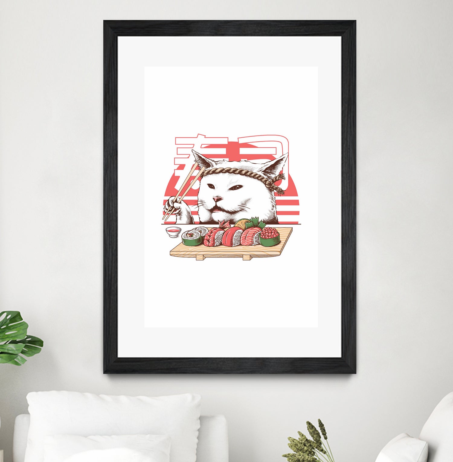 Master Chef Sushi by Afif Quilimo on GIANT ART - white digital drawing