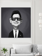 Roy Orbison by Rob Snow on GIANT ART - gray digital painting