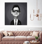 Roy Orbison by Rob Snow on GIANT ART - gray digital painting