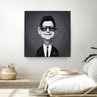 Roy Orbison by Rob Snow on GIANT ART - gray digital painting