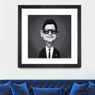 Roy Orbison by Rob Snow on GIANT ART - gray digital painting