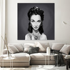 Vivien Leigh by Rob Snow on GIANT ART - gray digital painting