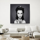 Vivien Leigh by Rob Snow on GIANT ART - gray digital painting