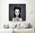 Vivien Leigh by Rob Snow on GIANT ART - gray digital painting