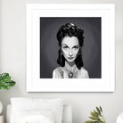 Vivien Leigh by Rob Snow on GIANT ART - gray digital painting